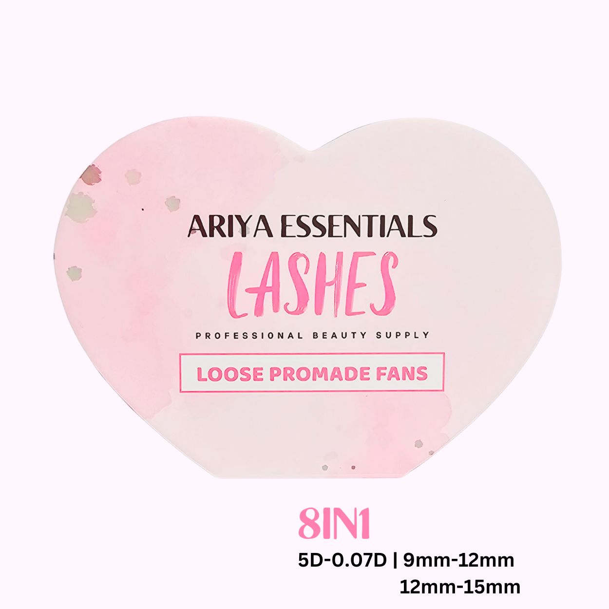 8IN1 Promade Mixed 1000 Fans | 5D-0.07D-(9-12mm | 12-15mm) - Ariya Lashes