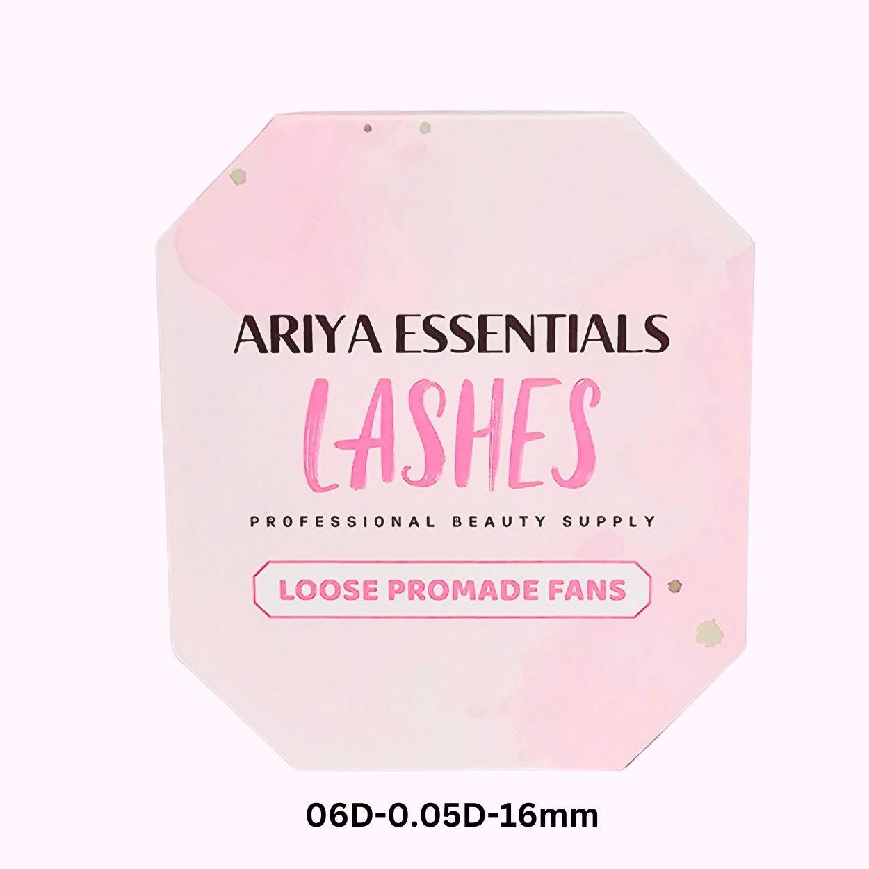 Premium Promade Loose Fans Eyelash Extensions | 06D-0.05D-16mm - Ariya Lashes