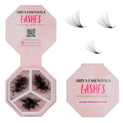 3IN1 Promade Mixed 1000 Fans | 6D-0.05D-(14mm-16mm) - Ariya Lashes