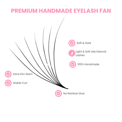 3IN1 Promade Mixed 500 Fans | 10D-0.05C-(11mm-13mm)