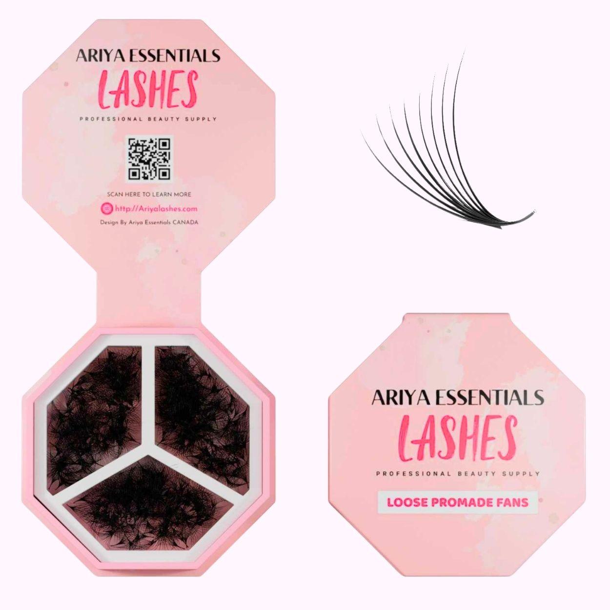 3IN1 Promade Mixed 500 Fans | 10D-0.05C-(11mm-13mm) - Ariya Lashes