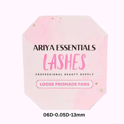 Premium Promade Loose Fans Eyelash Extensions | 06D-0.05D-13mm - Ariya Lashes